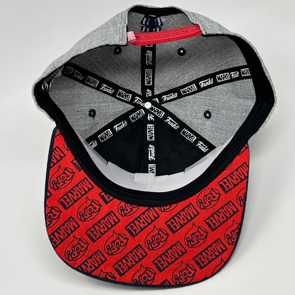 The Amazing Spider Man Funko Pop Hat Baseball Cap Marvel Comics Snapback Gray - Picture 4 of 10